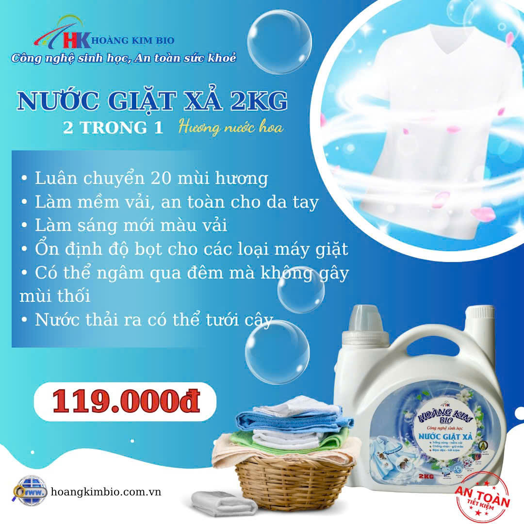 Nước giặt xả 2KG