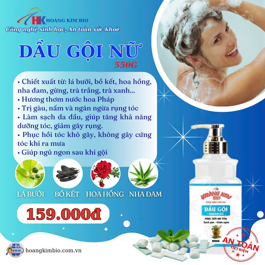 Dầu Gội Nữ 550G