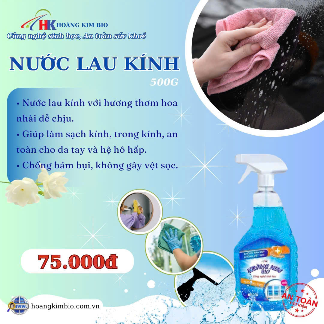 Nước lau kính 500G