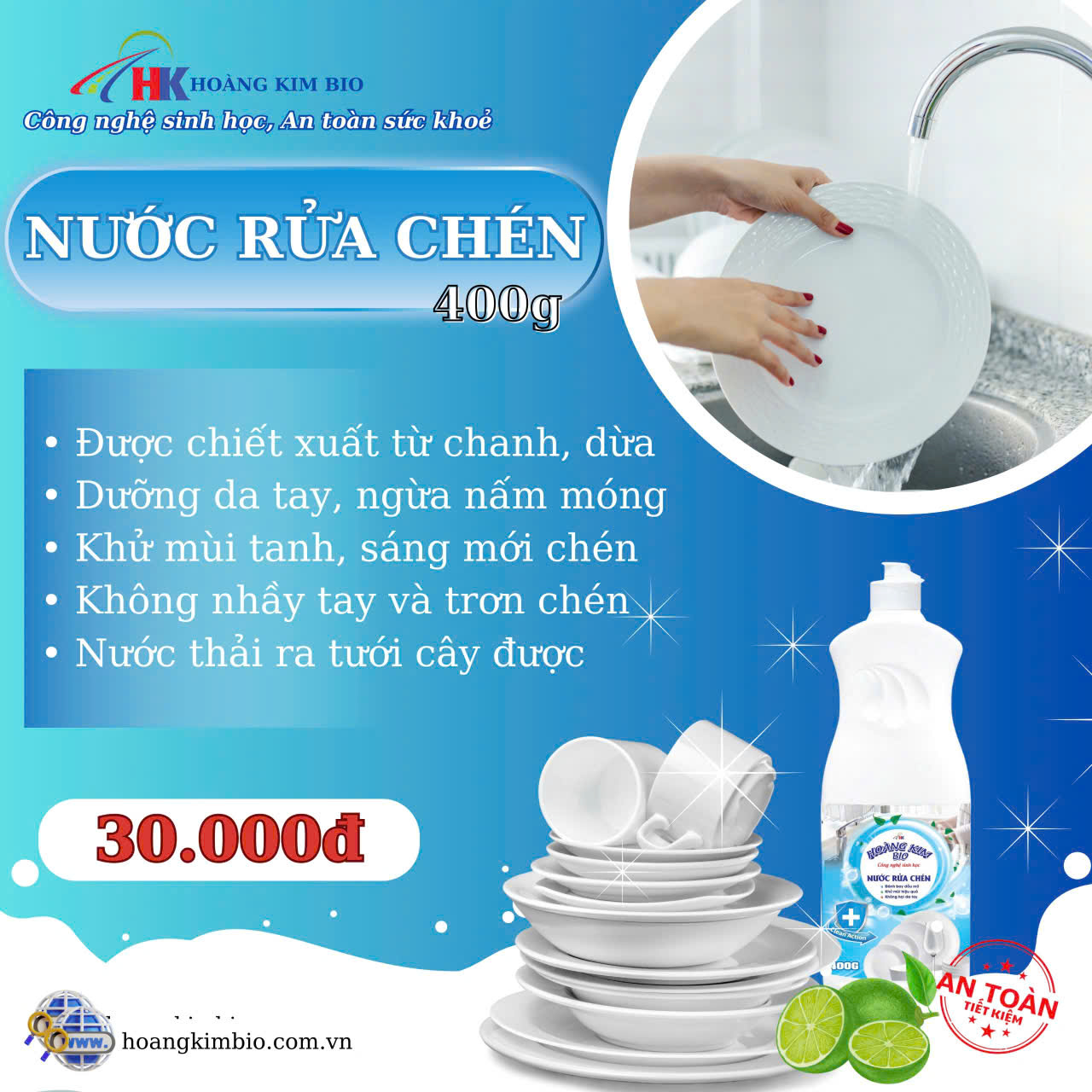 Nước rửa chén 400g