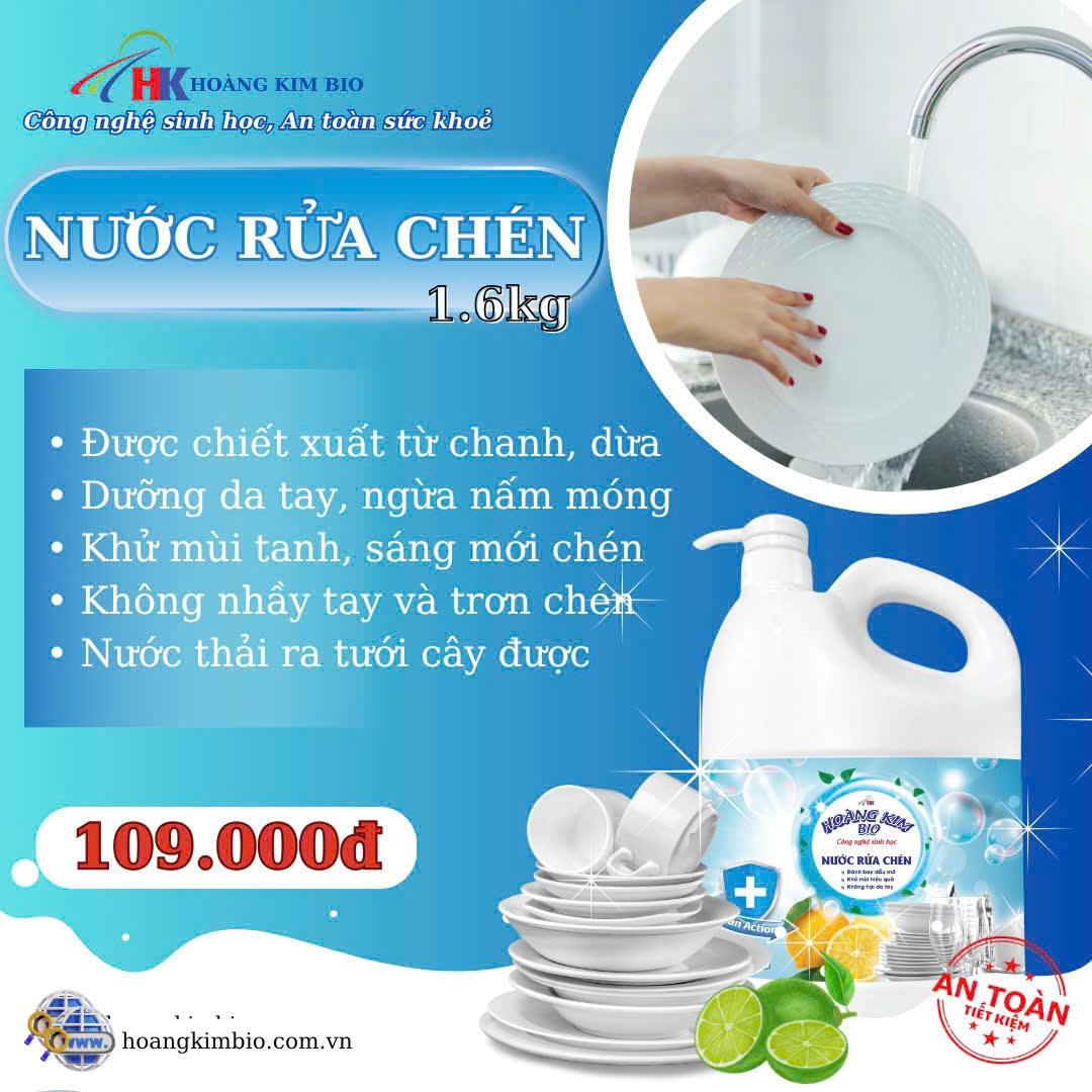 Nước rửa chén 1.6kg